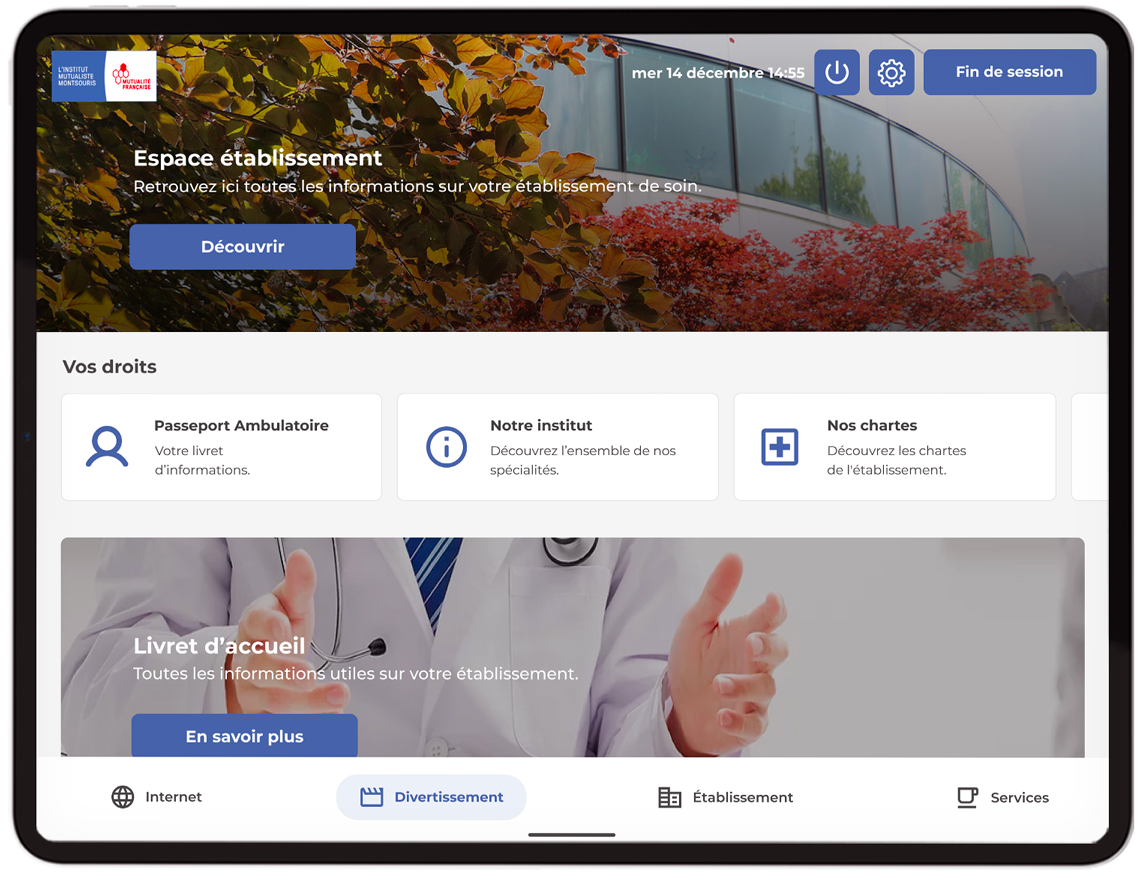 Plateforme digitale patient IMM